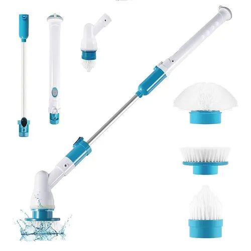 Electric Spin Scrubber - Color: White And Blue