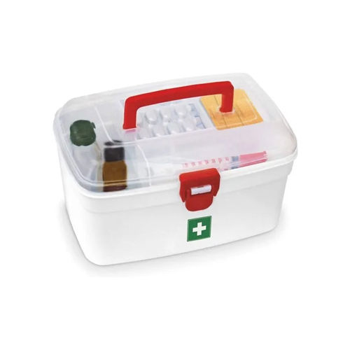 First Aid Medicine Box - Color: Transparent