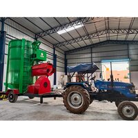 Tractor Operated Mobile Grain Dryer - Color: Grey