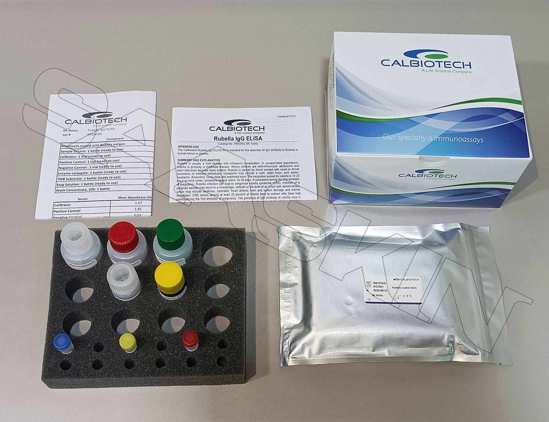 Calbiotech Rubella IgG ELISA