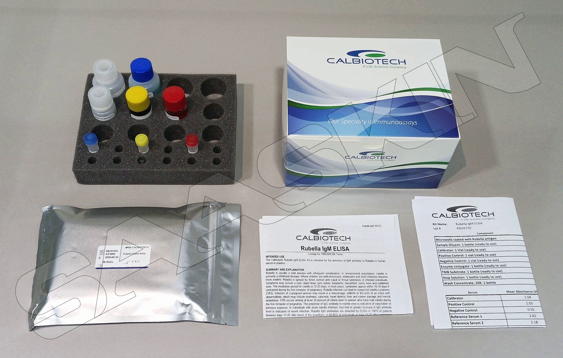 Calbiotech Rubella IgM ELISA