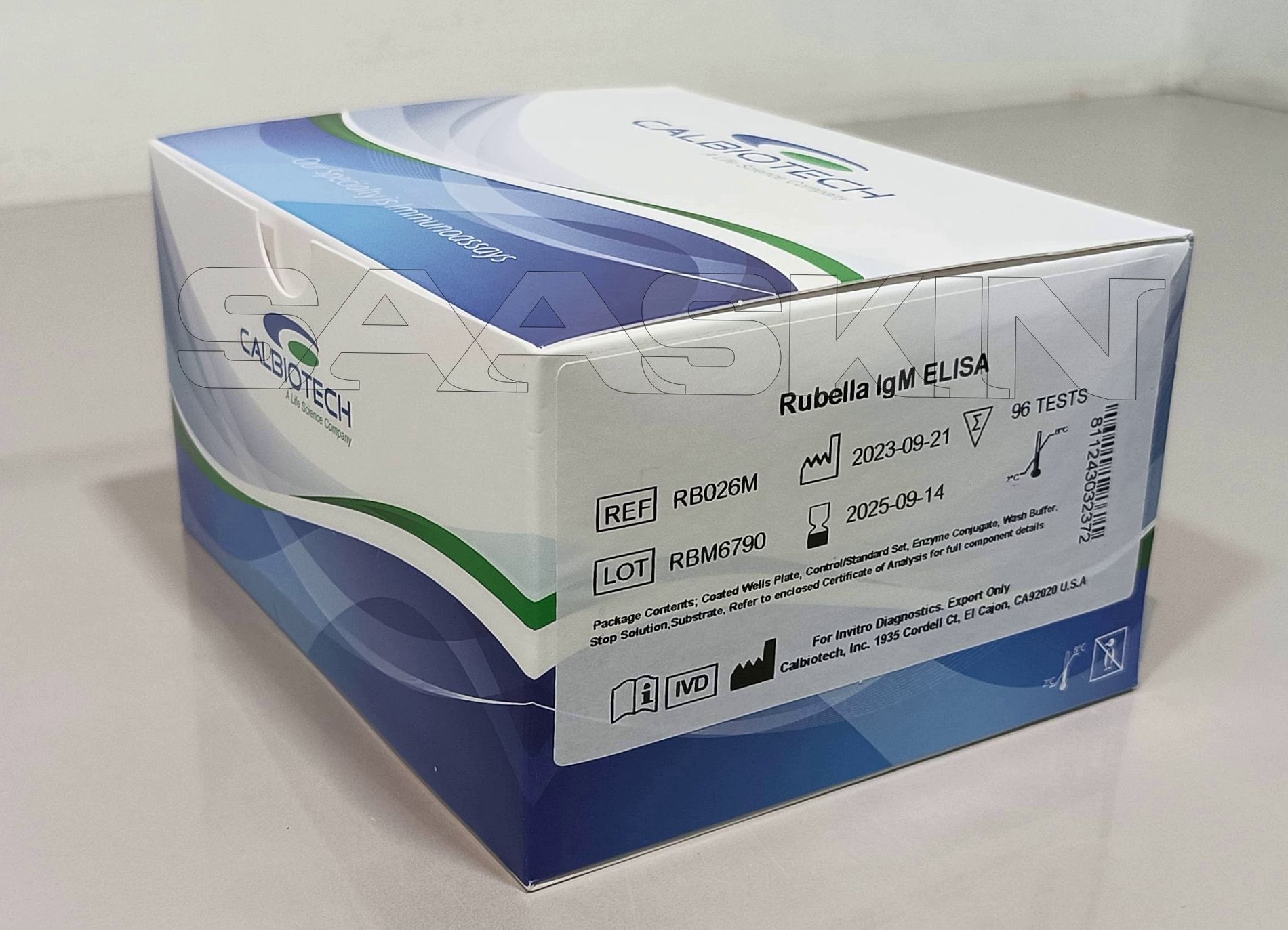 Calbiotech Rubella IgM ELISA