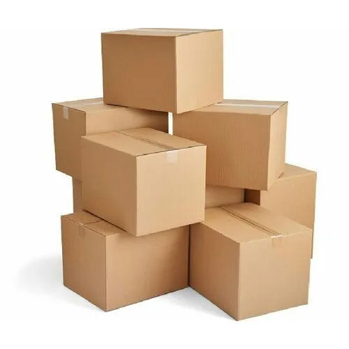 Cardboard Corrugated Boxes - Color: Brown