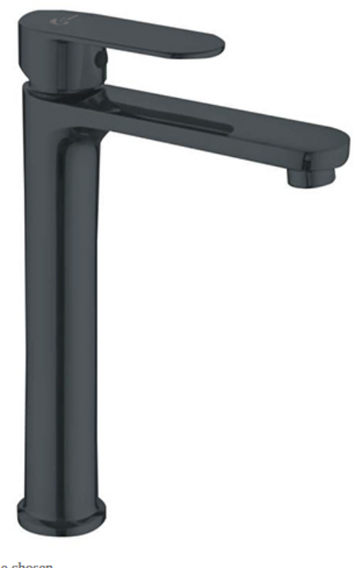 Single Lever Extended Body Pillar Cock - Color: Black