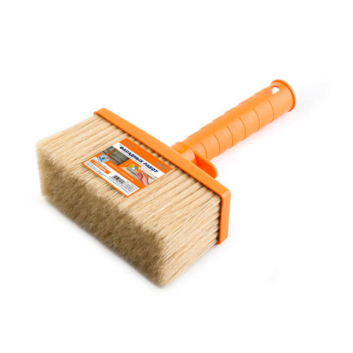 Akor Master Ground Brush With An Option For Threaded And Telescopic Extensions Attachment - Color: Orange