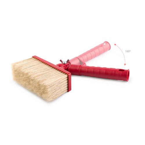 Akor Master Ground Brush With A Rotary Bender And Well Suited For Water Paint - Color: Red