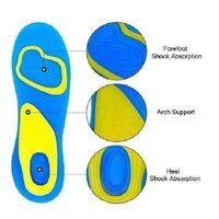 Silicone Gel insole Blue