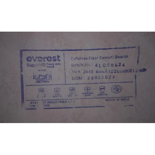 Everest Heavy Duty Cement Boards - Color: White