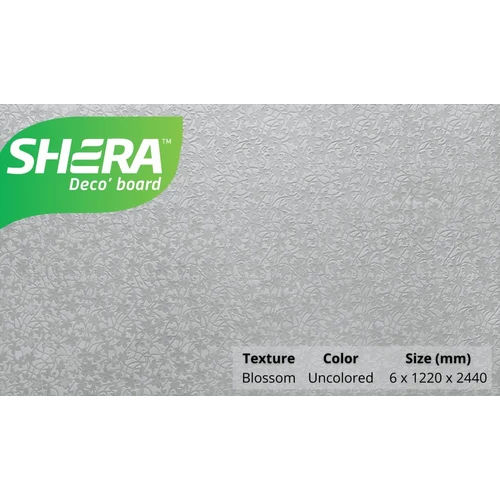 Shera Deco Cement Frp Board - Color: White