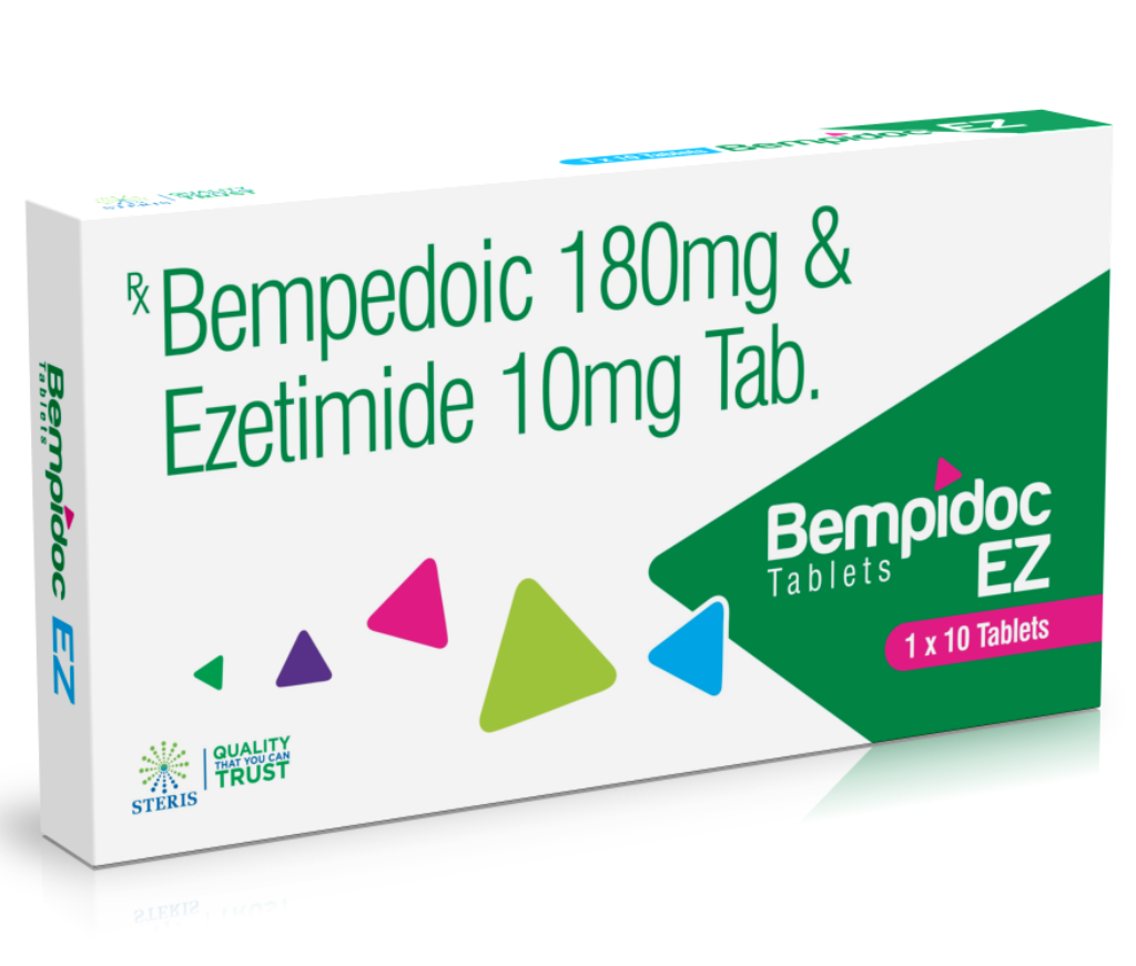 Bempedoic Acid Tablet (180mg) & Ezetimibe (10mg)