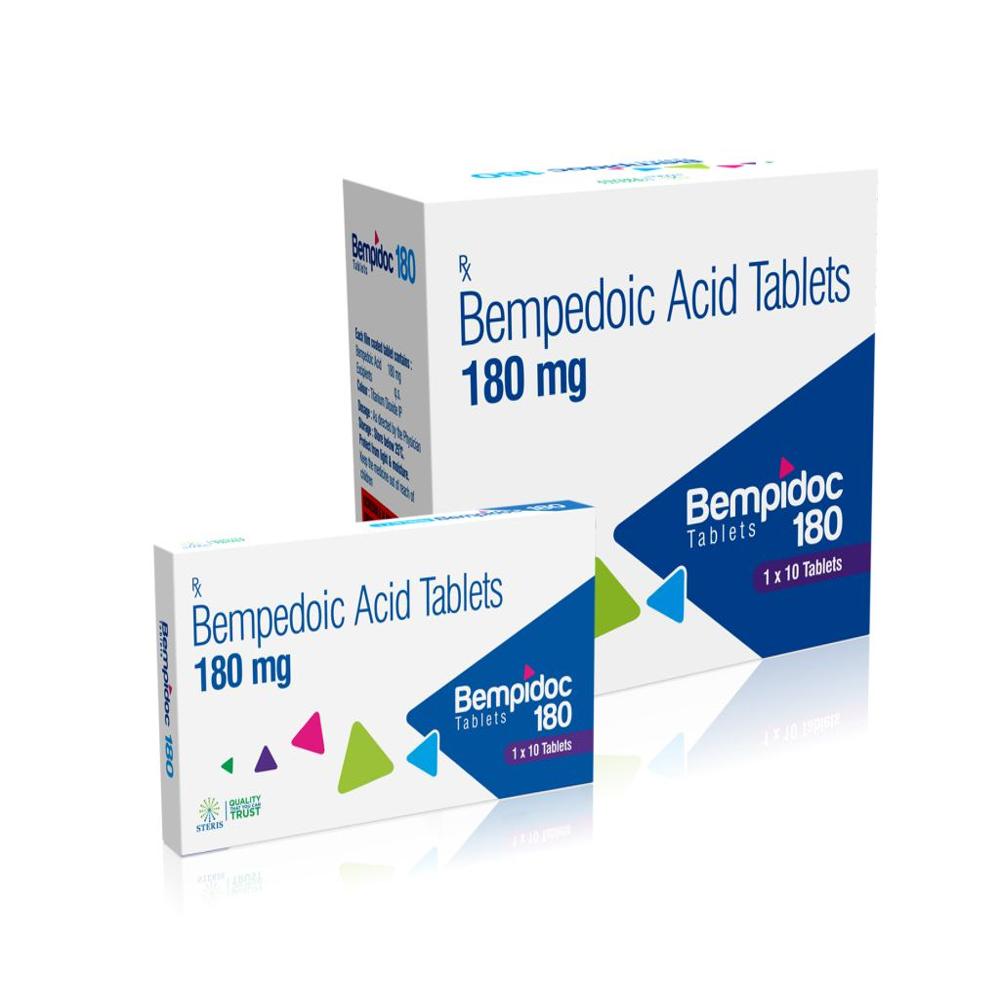 Bempedoic Acid Tablet (180mg) & Ezetimibe (10mg)