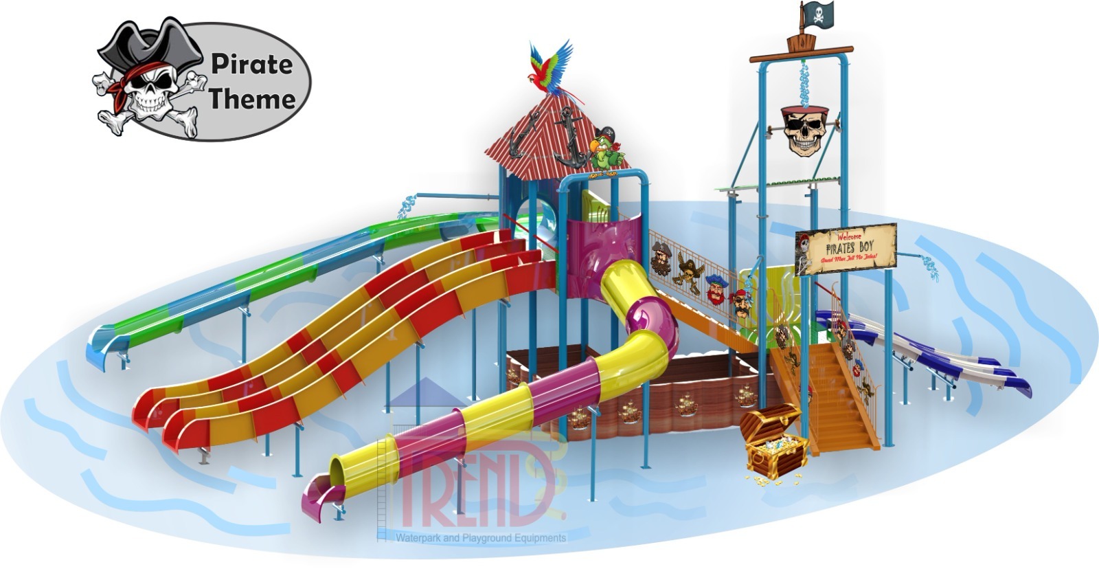 Pirate Theme Play Structure