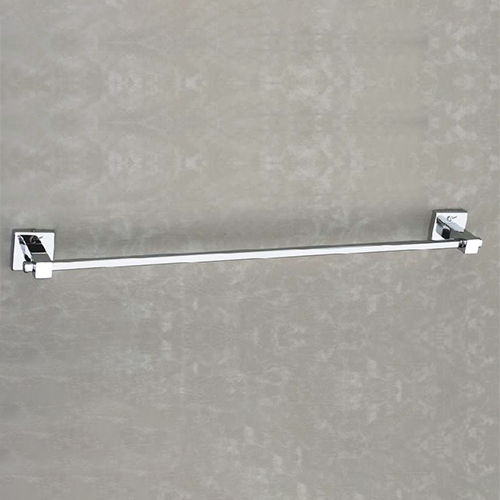 Ss Alpine Chrome 24 Inch Towel Rail - Color: Silver