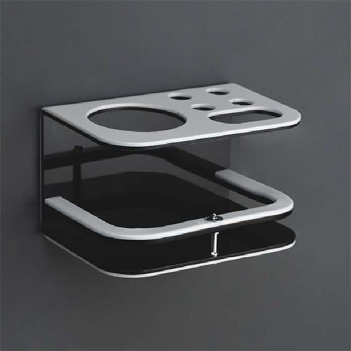 Wall Mounted Paste Holder - Color: Black