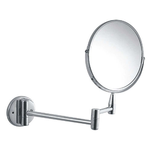 Wall Mounted Shaving Mirror - Color: Silver