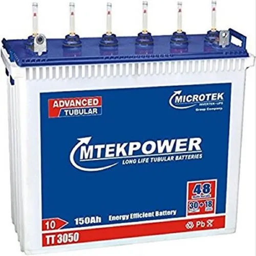 Microtek Mtekpower 150Ah Inverter Battery - Battery Capacity: <150Ah