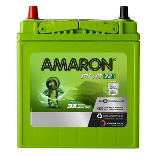 Amaron Flo 35Ah Car Battery - Battery Capacity: 30 A   50Ah