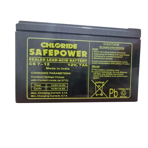 Exide Chloride Safepower 12v 7ah SMF Battery