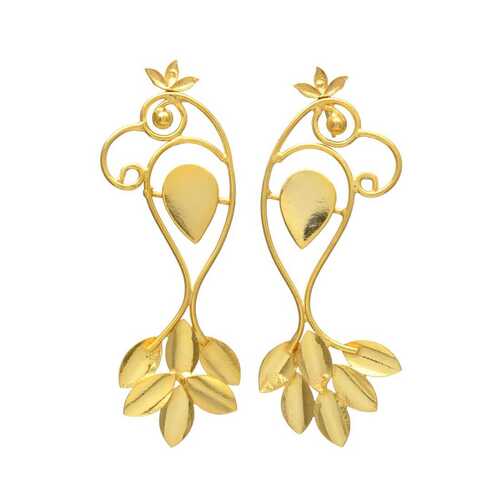 New Arrival Long Brass Earrings