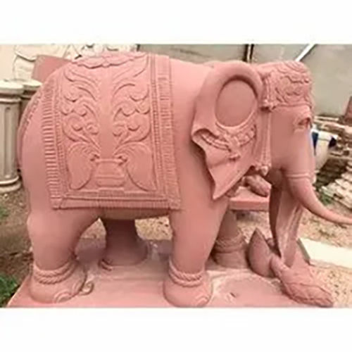 Marble Elephant Statue - Product Type: Sculpture