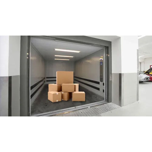 Industrial Goods Lift - Stainless Steel, 10 Mtr Max. Height | Electric Cargo Elevator with 6 Mtr/Min Speed