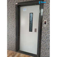 Manual Door Passenger Elevator - Stainless Steel, Electric Powered | Safety Sensor Equipped For Secure Passenger Loading