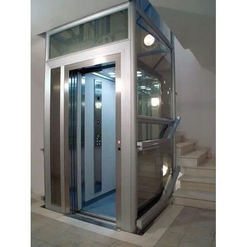 Hydraulic Passenger Elevator - Material: Stainless Steel