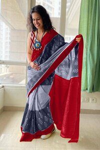 soft   cotton   saree