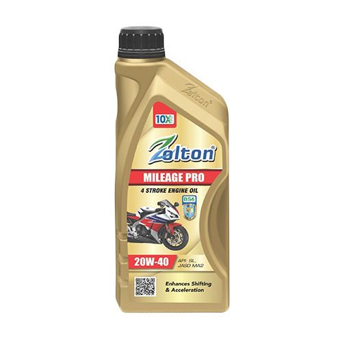 20W40 Mileage Pro 4 Stroke Engine Oil - Color: Transparent