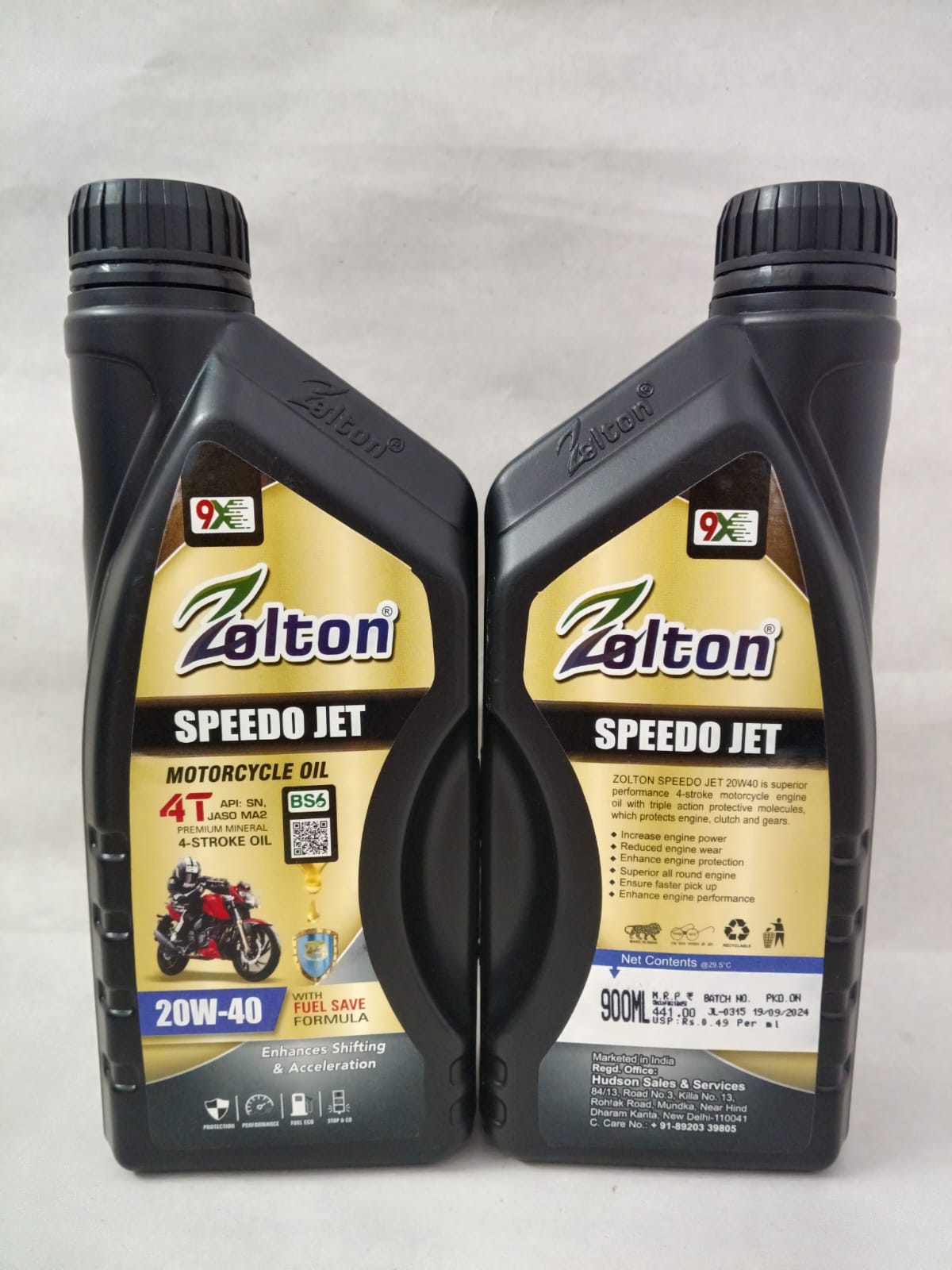 1 Ltr 20W40 Super 4T 4 Stroke Engine Oil - Color: Transparent