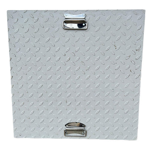 White Frp Chamber Cover - Color: Silver