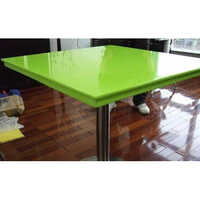 Frp Hotel Table Top - Color: Green