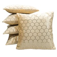 Velvet Cushion Cover, Velvet Decorative Cushion Cover 16x16 Inch , Soft Fur Bubble Sitara Square Throw Pillow Covers for Sofa, Living Room or Home Decor