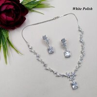 New Charming American Diamond Necklace Set