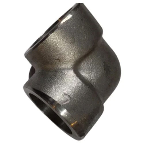 Threaded Mild Steel Elbows - Color: Silver