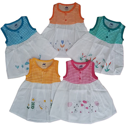 Infant Designer Frock - Feature: Washable