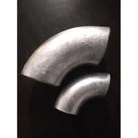 Gi Short Bend - Mild Steel, Curved Shape, Silver Color - Threaded Connection, Powder Coated Surface, Warranty Included