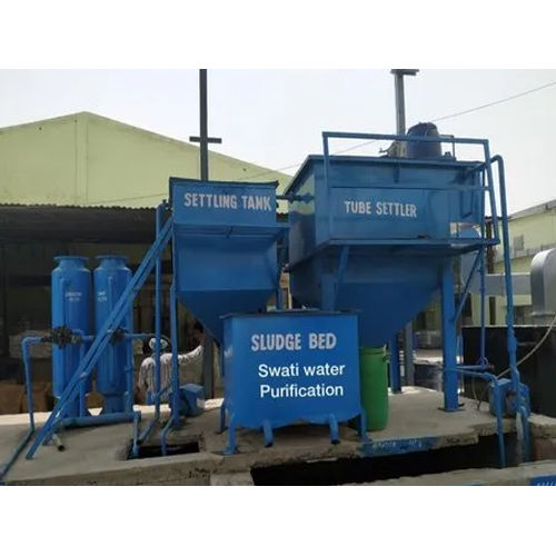 Prefabricated Sewage Treatment Plant - Color: Blue