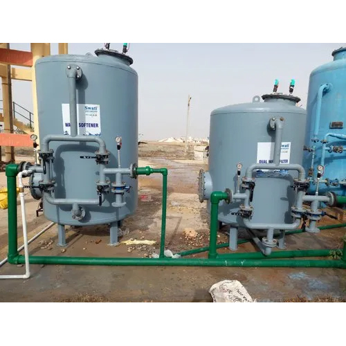 440 V Pressure Sand Filter - FRP Material , Semi-Automatic Operation for Borewell Water Purification