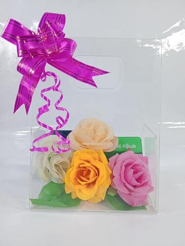 Acrylic gift bag for Diwali & marriages