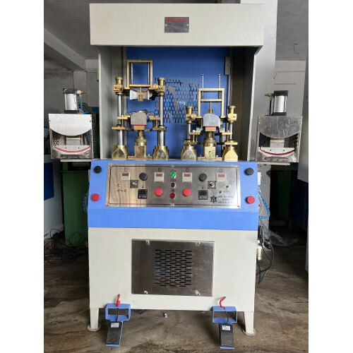 Toe Moulding Machine - Color: White And Blue