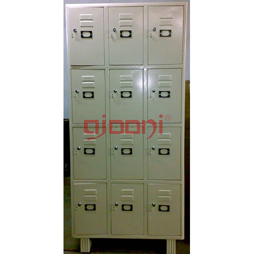 Industrial Locker Cabinet - Color: White