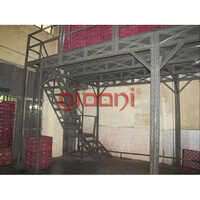 Slotted Angle Mezzanine Floor - Capacity: 250-500 Ton