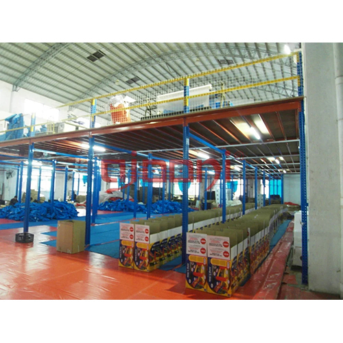 Mezzanine Fabrication Floor - Color: Blue