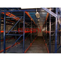 Industrial Multi Tier Rack - Color: Blue