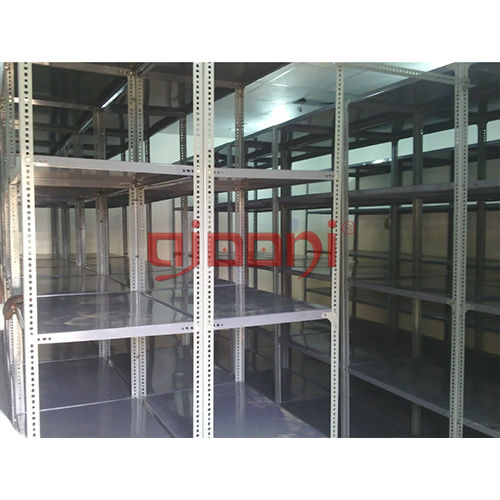 Aluminium Slotted Angle Racks - Color: Grey