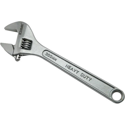 300Mm Heavy Duty Adjustable Spanner - Color: Silver