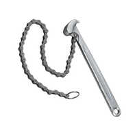 Chain Pipe Wrench - Color: Silver