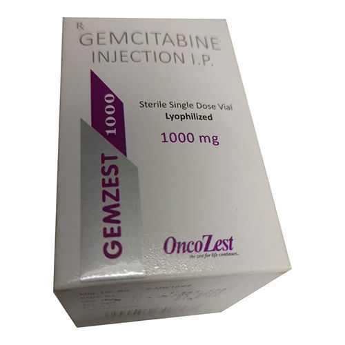 1000Mg Gemcitabine Injection Ip - Drug Type: General Medicines