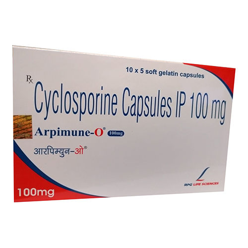 100mg Cyclosporine Capsules Ip - Drug Type: General Medicines